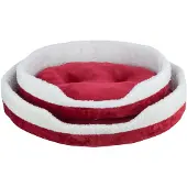 Trixie kattenmand nevio rond rood/wit