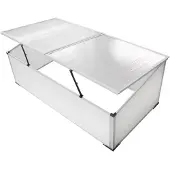 vidaXL Koude bak met 2 deksels 110x55x41 cm