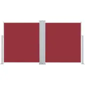 vidaXL Windscherm uittrekbaar 170x600 cm rood