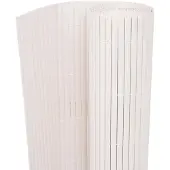 vidaXL Tuinhek, dubbelzijdig, 90 x 300 cm, wit