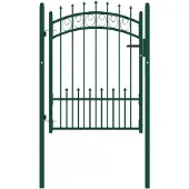 vidaXL Hekpoort EMMEN met stalen pinnen 104x109,5 cm groen