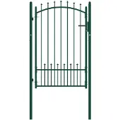 vidaXL Hekpoort EMMEN met stalen pinnen 104x117 cm groen