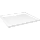 vidaXL Douchebak rechthoekig 80x90 cm ABS wit