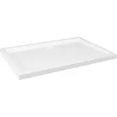 vidaXL Douchebak rechthoekig 80x110 cm ABS wit