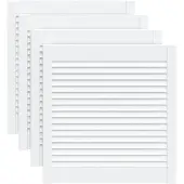 vidaXL Kastdeuren met lamellen 4 st 61,5x59,4 cm grenenhout wit