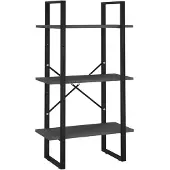 vidaXL Opbergrek 60x30x105 cm bewerkt hout grijs