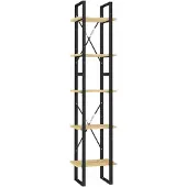 vidaXL Boekenkast met 5 schappen 40x30x175 cm massief grenenhout