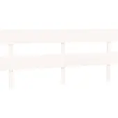 vidaXL Hoofdbord 184x3x81 cm massief grenenhout wit