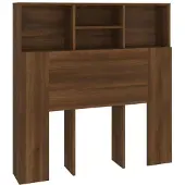 vidaXL Hoofdbordkast 100x19x103,5 cm bruin eikenkleur