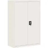 vidaXL Archiefkast 90x40x140 cm staal wit