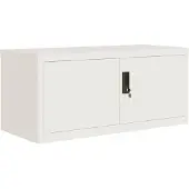 vidaXL Archiefkast 90x40x40 cm staal wit