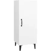 vidaXL Dressoir, wit, 34,5 x 34 x 90 cm, houtvezel