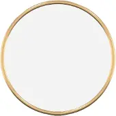 vidaXL Wandspiegel rond Ø20 cm goudkleurig