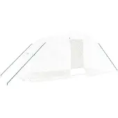vidaXL Tuinkas met stalen frame 10 m² 5x2x2,3 m