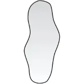 vidaXL Wandspiegel 70x30 cm zwart