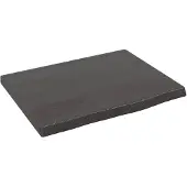 vidaXL Wandschap 40x30x2 cm behandeld massief eikenhout donkerbruin