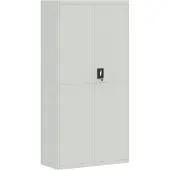 vidaXL Archiefkast 90x40x180 cm staal lichtgrijs