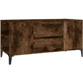 Super Merchant Tv-meubel 102x44,5x50 cm bewerkt hout gerookt eikenkleurig