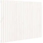 vidaXL Wandhoofdbord 140x3x110 cm massief grenenhout wit