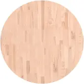 vidaXL Tafelblad rond Ø80x4 cm massief beukenhout
