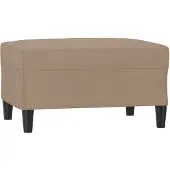 vidaXL Voetenbank 70x55x41 cm kunstleer cappuccino