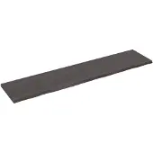 vidaXL Tafelblad 220x50x(2-4)cm behandeld eikenhout donkerbruin
