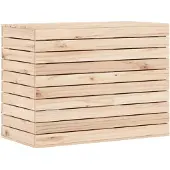 vidaXL Wasmand 88,5x44x66 cm massief grenenhout