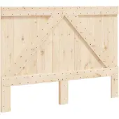 vidaXL Hoofdbord 140x104 cm massief grenenhout
