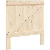 vidaXL Hoofdbord 100x104 cm massief grenenhout