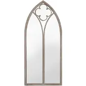 vidaXL Spiegel 100x45 cm ijzer zandkleurig