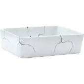vidaXL Opzetwasbak rechthoekig 46x35,5x13 cm keramiek wit