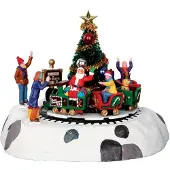 Lemax Kerstfiguur Santa's kiddie train