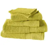 De Witte Lietaer Washandjes De Witte Lietaer Helene Warm Olive (set van 6)
