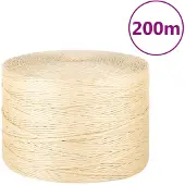 vidaXL Touw 3 mm 200 m 100% sisal
