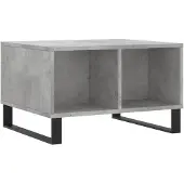 vidaXL Salontafel 60x50x36,5 cm bewerkt hout betongrijs