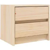 vidaXL Nachtkastje 40x31x35,5 cm massief grenenhout