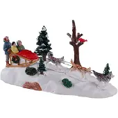 Lemax Dog sledding afternoon kerstfiguur