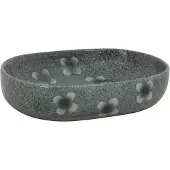 vidaXL Opzetwasbak ovaal 59x40x14 cm keramiek blauw