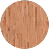 vidaXL Tafelblad rond Ø90x2,5 cm massief beukenhout
