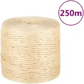 vidaXL Touw 4 mm 250 m 100% sisal