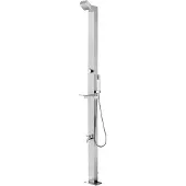 vidaXL Tuindouche, 220 cm, roestvrij staal