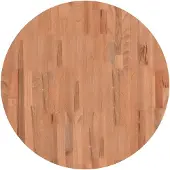 vidaXL Tafelblad rond Ø70x4 cm massief beukenhout