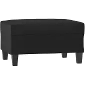 vidaXL Voetenbank 70x55x41 cm kunstleer zwart