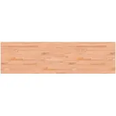 vidaXL Bureaublad 200x55x2,5 cm massief beukenhout