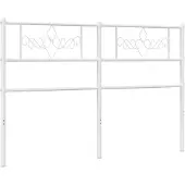 vidaXL Vervangend hoofdbord 160 cm metaal wit