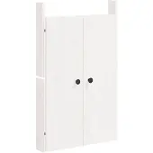 vidaXL Kastdeurtjes voor buitenkeuken MEPPEL 50x9x82 cm grenenhout wit