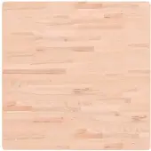 vidaXL Tafelblad vierkant 80x80x2,5 cm massief beukenhout