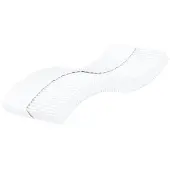 vidaXL Schuimmatras hardheid H2 H3 90x200 cm wit