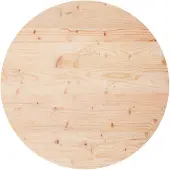 vidaXL Tafelblad rond Ø70x3 cm massief grenenhout