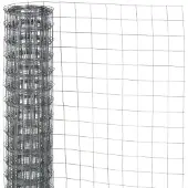 Nature - Verzinkt staal gaas - 0,5 x 2,5m - Grijs - 6,4 x 6,4mm mazen